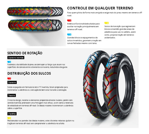 Par Pneus Ira Bunker 90/90-19 + 120/90-17 Nxr Bros 160 2021