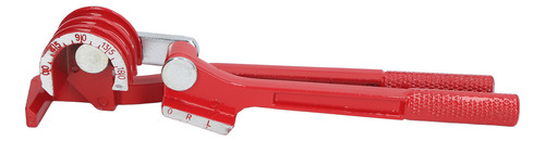 Tubing Bender Mini Pipe Alumínio Em Liga Vermelha 3 Em 1 6mm