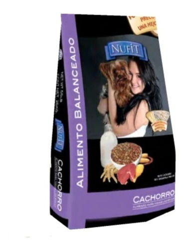 Imagen 1 de 1 de Alimento Croqueta Perro Cachorro Nufit By Nupec 4kg