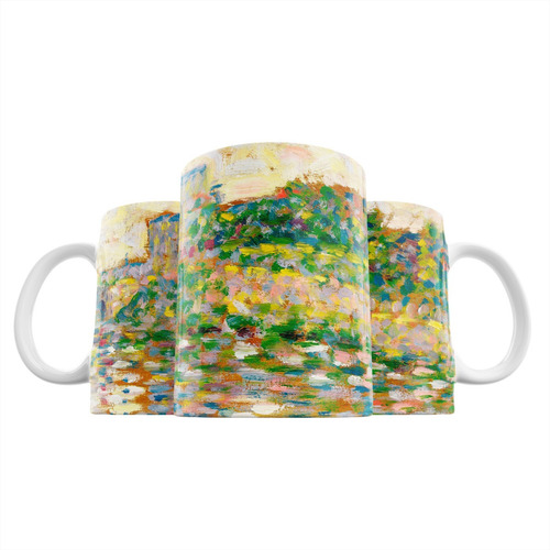 Taza El Sena En Courbevoie - Georges Seurat