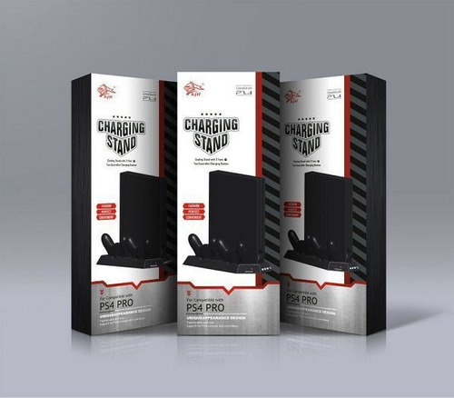 Base Carregador Suporte Cooler Hub 3 Usb Compatível Ps4 Pro