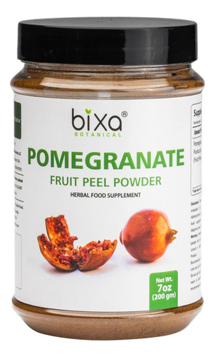 Bixa Botanical Polvo De Cáscara De Granada | Punica Granatum