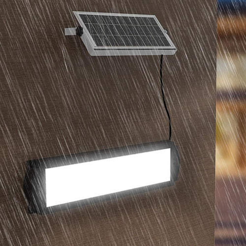 Solar House Number Sign Decor Garden Lamp For Outside