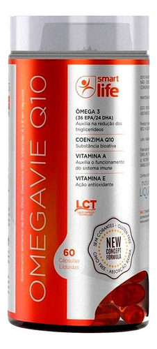 Omegavie Q10 60 Cápsulas Endogen Sabor Without flavor
