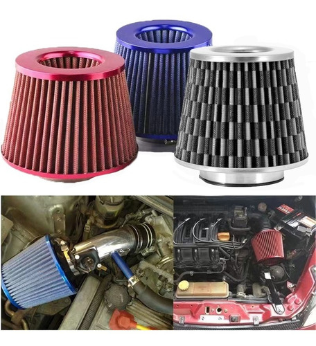 Filtro De Alto Flujo Intake 76 Mm Universal Caliber