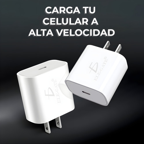 Cargador Carga Rápida 20w Para iPhone 8 X 11 12 13 Pro Max