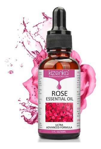 Aceite Esencial De Rosa De 1.0fl Oz, Aceite Orgnico Natural,