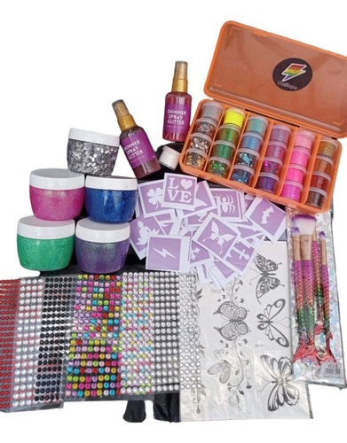Combo Stand Completo Glitter Bar Strass Brillos