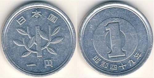 Moneda De Un Yen Japonés Colección