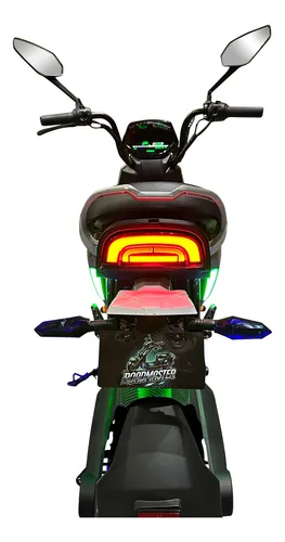 Bicicleta Moto Eléctrica Roadmaster Águila 50kmh 1200watts Color Blanco Naranja Cafe