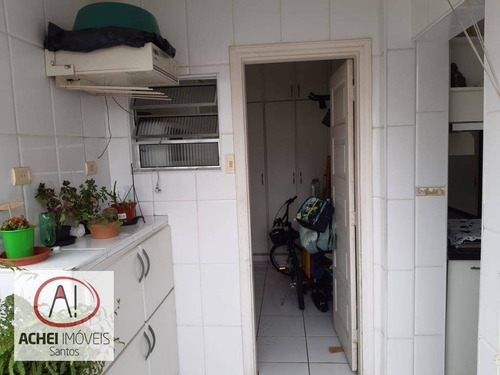 Imagem 30 de 30 de Apartamento Com 3 Dormitórios, 1 Suite, Depêndencia Completa, 1 Vaga, À Venda, 169 M² Por R$ 680.000 - Boqueirão - Santos/sp - Ap10386