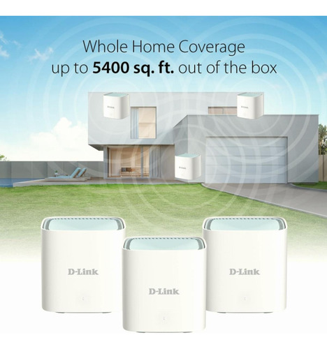D-link Eagle Pro Ai Mesh Wifi 6 Router System (paquete De 3)