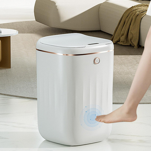 Cubo De Basura Inteligente Con Tapa Sellada A Prueba De Agua