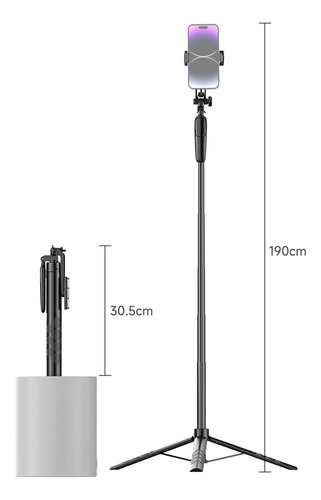 Tornillo Para Selfies Con Trípode De Vídeo, Flexible En PuLG