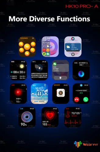 Reloj Inteligente Deportivo Hk10 Pro-a 2.02 Amoled Con Chatgpt Nfc