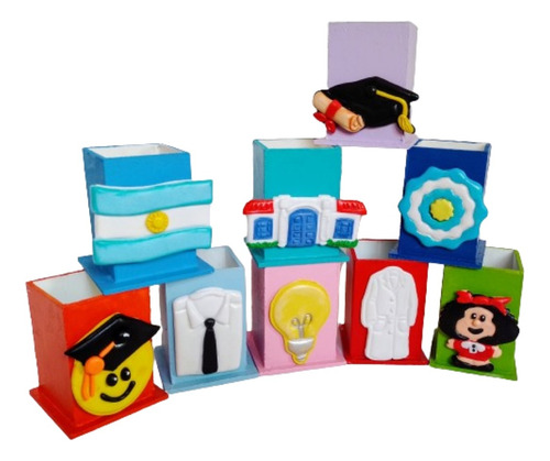 Souvenirs Lapiceros Símbolos Patrios Egresados X10u