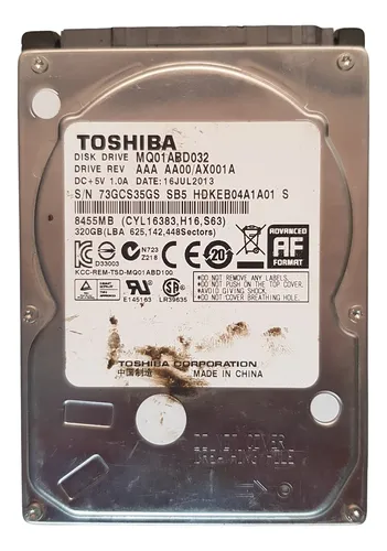 comprar Disco Hdd 320gb Notebook Toshiba Mq01abd032