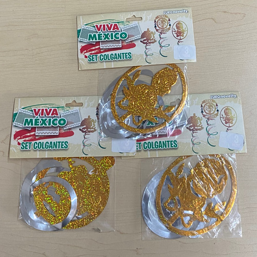 Decoraciones Colgantes Miniatura Para Fiestas Patrias 3 Pack