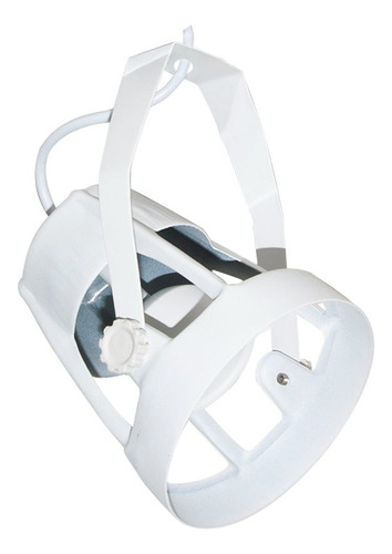 Spot Cabezal Movil Tacho Luz Ar111 Aplique Pack X10 Blanco