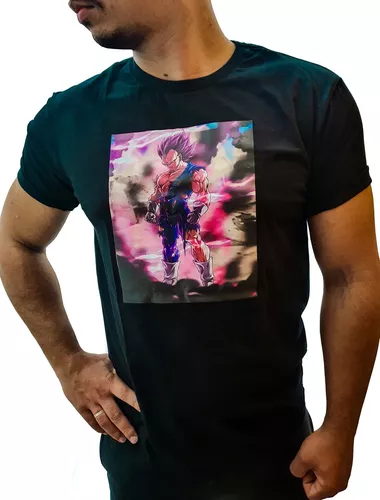 Camiseta Vegeta Ultra ego bordado Dragon ball camisa bordado anime