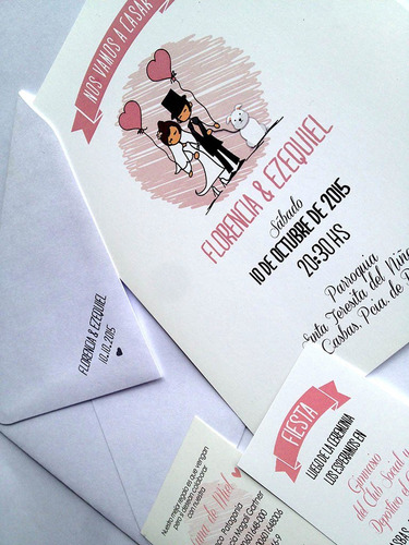 Invitaciones Boda Casamiento Participaciones X10