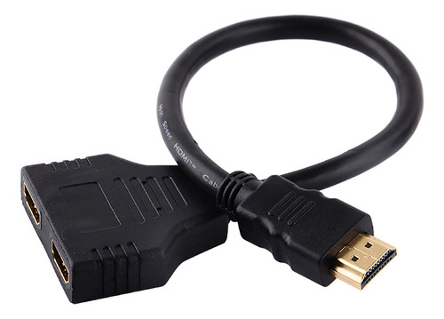Adaptador Hdmi Macho De 1080p A Doble Hdmi Hembra .