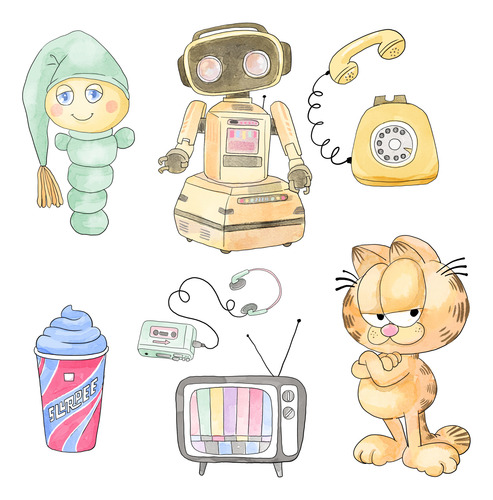 Kit Imagenes Png Clipart Retro Betty Boop Garfield Diseños