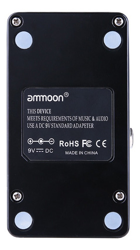 Imagem 5 de 9 de Ammoon Retro Fuzz Analógico Fuzz Guitarra Efeito Pedal 2 Mo
