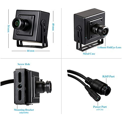 Revotech Mini Cùmera Ip De Segurança Fisheye, Cùmera Intern