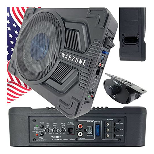 Subwoofer Activo 10 Wz100st 1000w | Sonido Potente Y Bajo