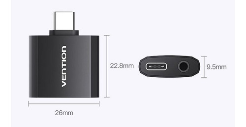 Adaptador Auriculares Usbc Type C A Jack 3.5mm Mini Plug