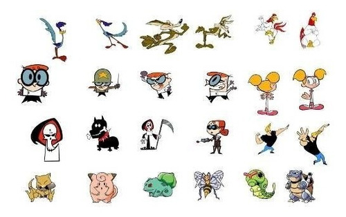 + De 600 Vetores Cartoons Personagem Infantil Frete Grátis