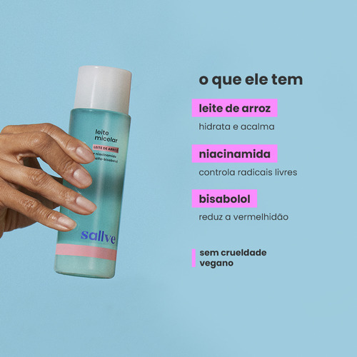 Leite Micelar Sallve Com 200ml