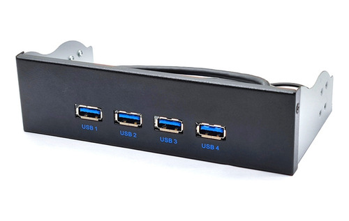 Panel De Unidad Óptica De 4 Puertos Usb3.2 De 10 Gbps 4 X Us