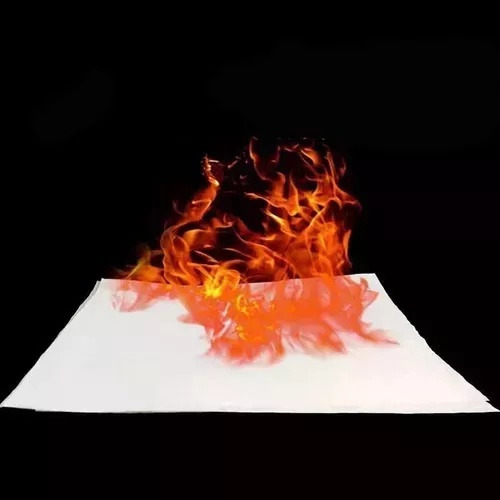 20 Folhas De Papel Flash, 50 X 20 Cm Cada, Fogo Mágico.