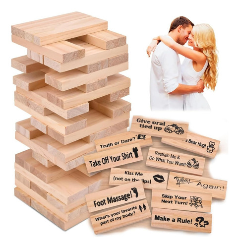 . Y-h-:regalo Sexual For Parejas Adultas De Jenga-48 Piezas