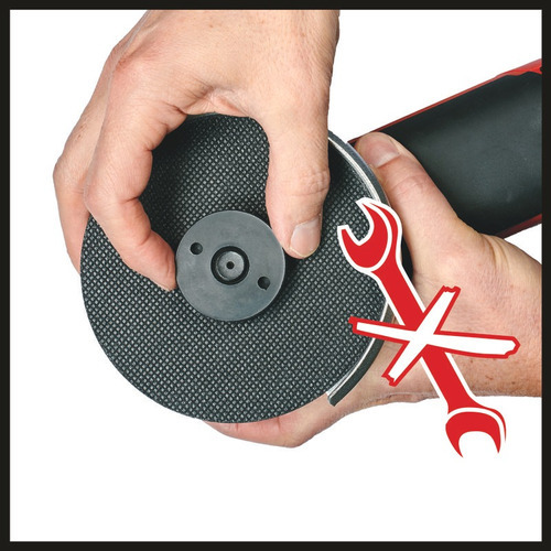 Imagen 5 de 9 de Amoladora Einhell Te-ag 125/1010 Ce Q 1010w 125mm 220 240 V Color Rojo Frecuencia 50 Hz