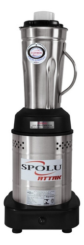 Liquidificador industrial Spolu SPL-048AT 2 L prateado com jarra de aço inoxidável 110V/220V - Inclui 0 acessórios
