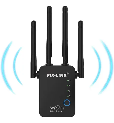 Repetidor Extensor De Señal Wifi 4 Antenas 300mbps