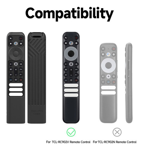 I Funda De Control Remoto Tv Stick Para Tcl Rc902v