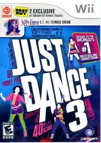 Just Dance 3 Con Katy Perry Bonus Tracks Para Wii