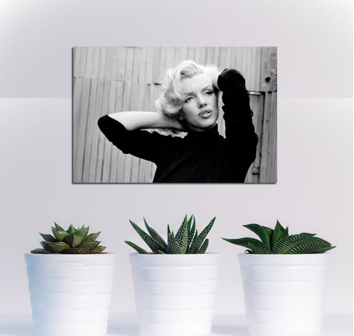 Vinilo Decorativo 40x60cm Marilyn Monroe Foto Antigua M3