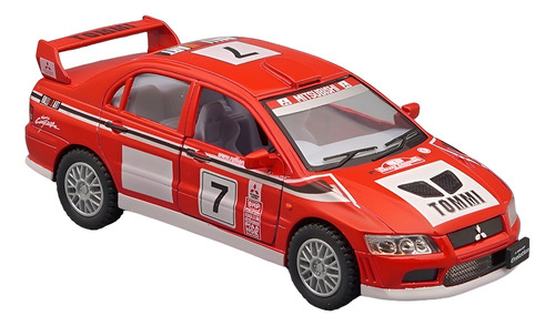 Mitsubishi Lancer Evo Wrc Escala 1:36 Kinsmart Rojo