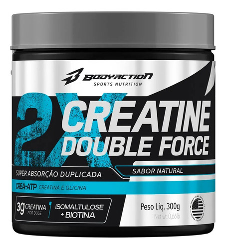 Creatina Double Force 300g - Body Action