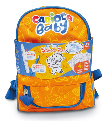 Mochila Kit Preescolar Carioca Baby