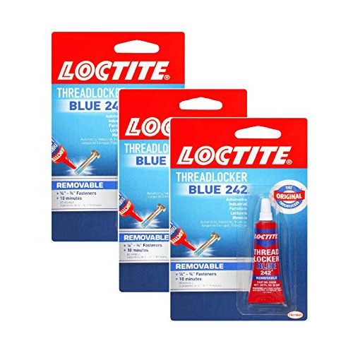 Tubos De Fijador De Roscas Loctite (paquete De 3, Azul)