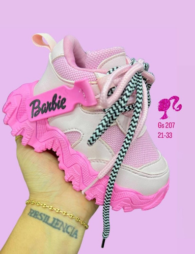 Zapatos Tendencia Moda Barbie Para Niñas