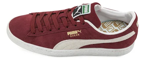 Puma suede bordo best sale
