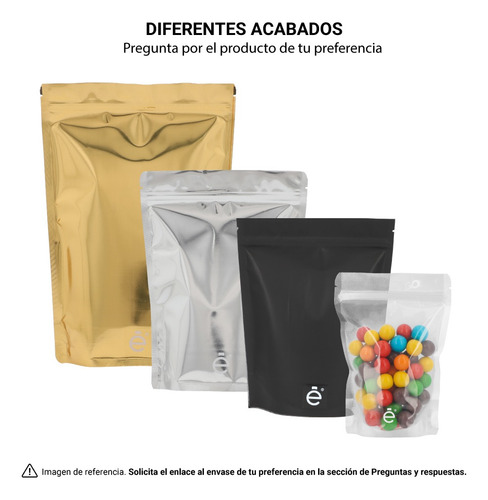 Bolsa Stand Up Pouch Sólidos 125 Gr / Líquidos 250 Ml 300pz