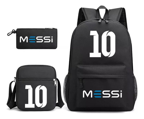 Mochila Football Star Messi 10 2023, Juego De 3 Unidades, Co